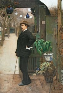 Miquel Utrillo portréja alkotó: Santiago Rusiñol